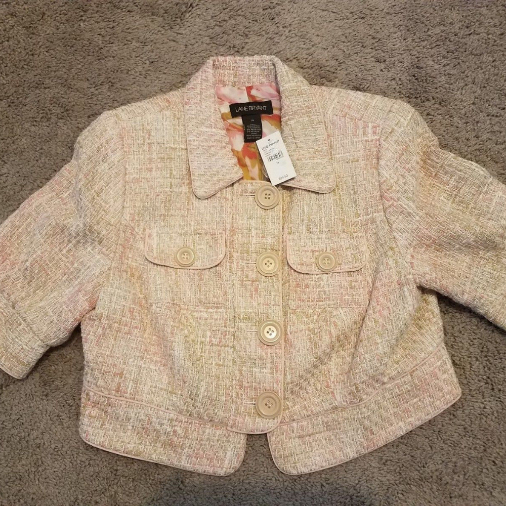 NEW Lane Bryant $90 brand suit jacket/ Blazer~14 = NEW WITH TAGS